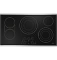 Café - 36 in. Wide 5 Element Smart Electric Built-In Cooktop, Customizable - Stainless Steel