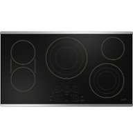 Café - 36" Electric Built In Cooktop - Stainless steel - Front_Zoom