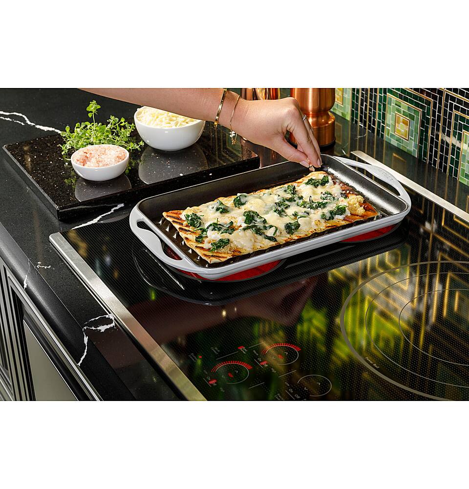 Alt View 18. Café - 36" Electric Built In Cooktop, Customizable - Stainless Steel.
