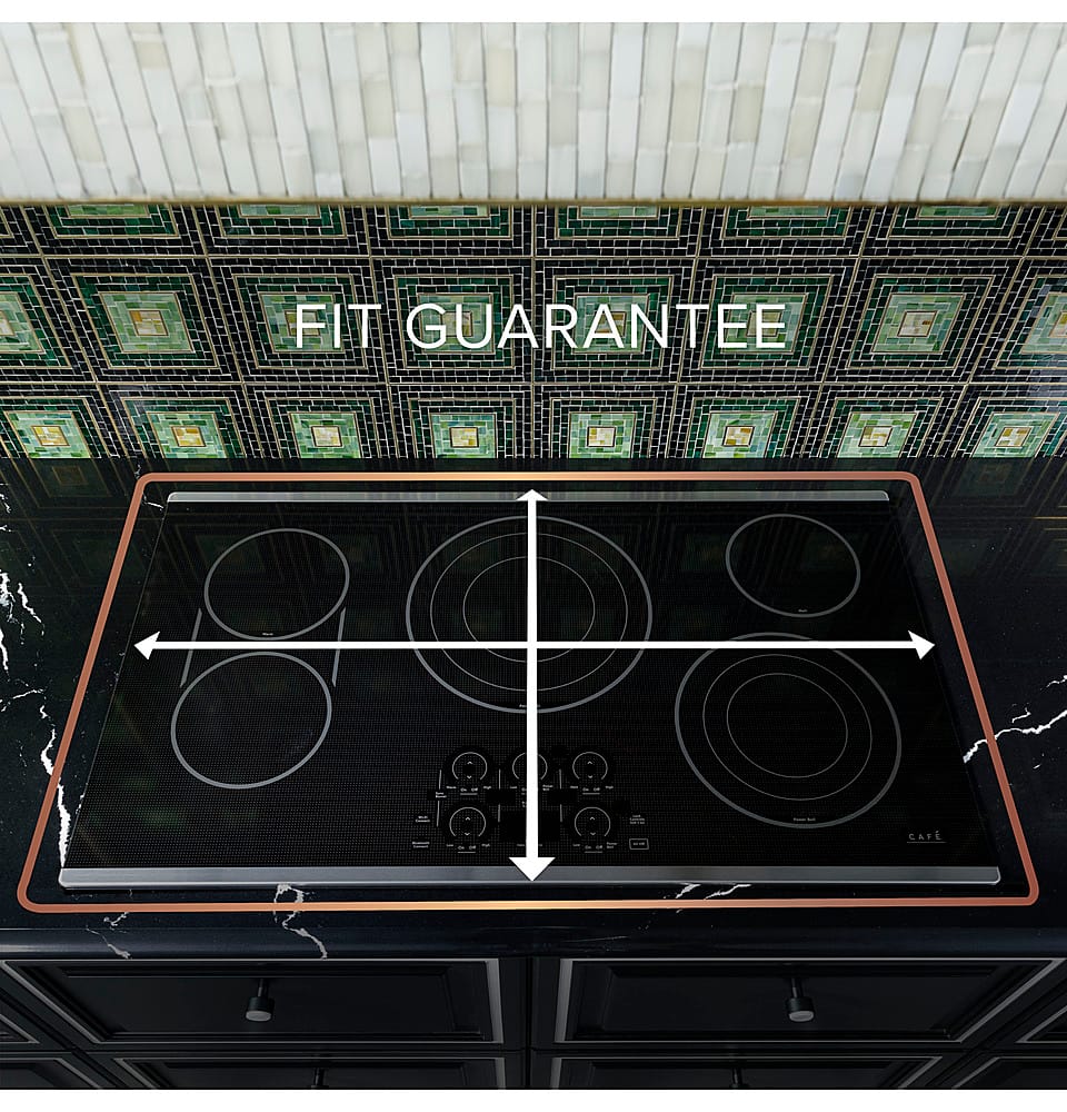Alt View 25. Café - 36" Electric Built In Cooktop, Customizable - Stainless Steel.