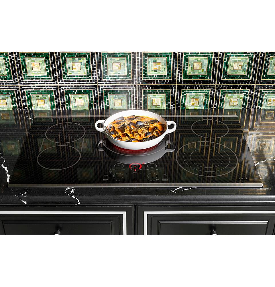 Alt View 26. Café - 36" Electric Built In Cooktop, Customizable - Stainless Steel.