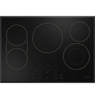 Café - 30" Electric Built In Cooktop, Customizable - Black - Front_Zoom