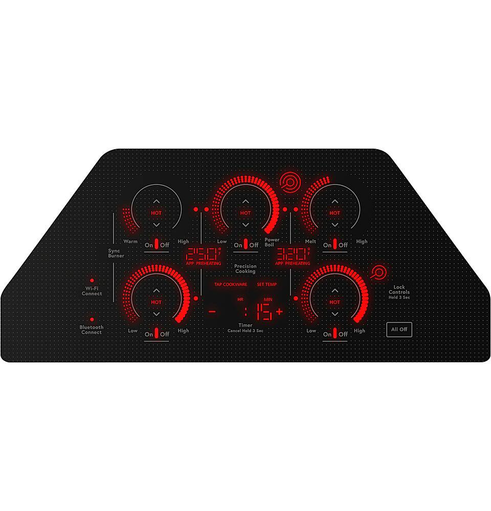 Alt View 12. Café - 30" Electric Built In Cooktop, Customizable - Black.