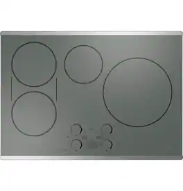 Café - ENERGY STAR 30" Built-In Touch Control Electric Induction Cooktop - Stainless Steel