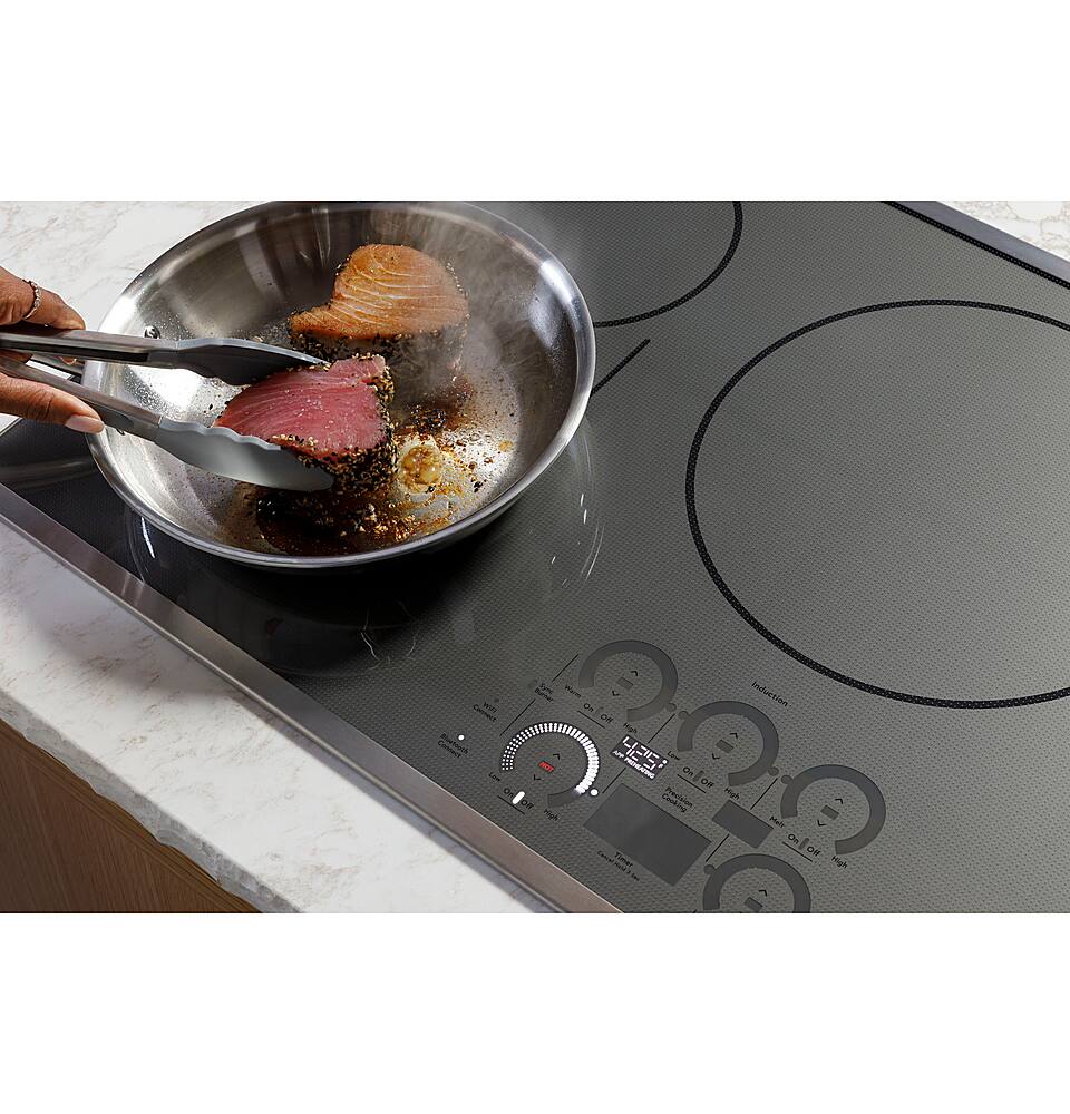 Alt View 27. Café - 30" Electric Built In Cooktop, Customizable - Stainless Steel.