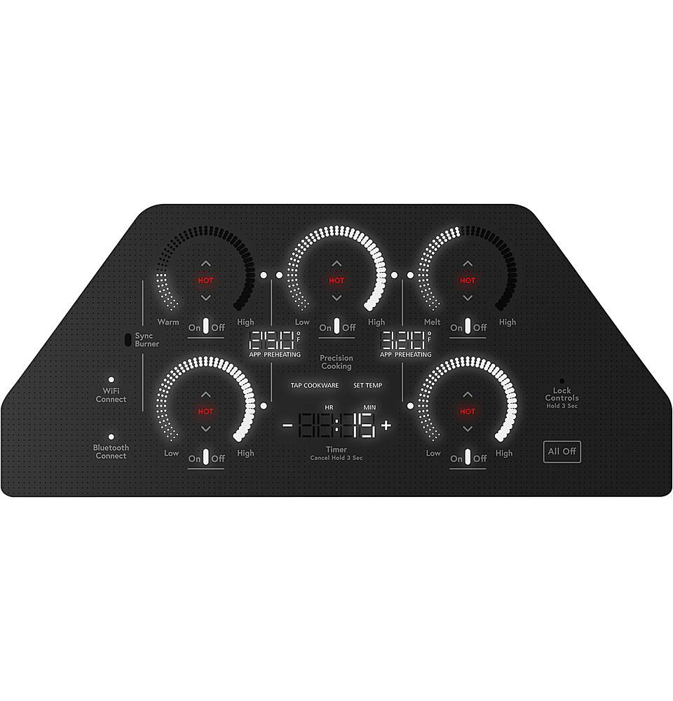 Alt View 11. Café - 36" Built-In Electric Induction Cooktop - Black.