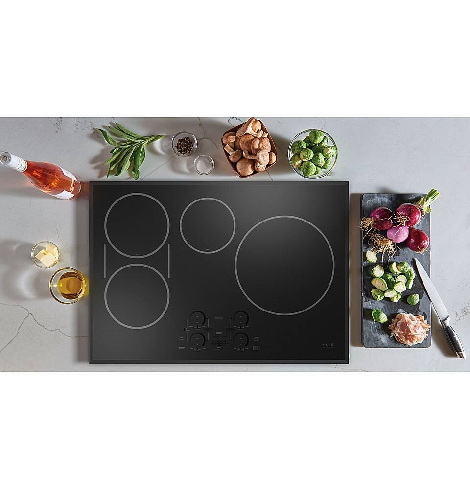 Alt View 20. Café - 36" Built-In Electric Induction Cooktop - Black.