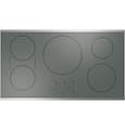 Café - 36 in. Wide 5 Element ENERGY STAR Built-In Touch Control Electric Induction Cooktop with Easy Clean Surface - Stainless Steel