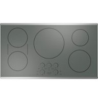 Café - 36" Electric Built In Cooktop, Customizable - Stainless Steel - Front_Zoom