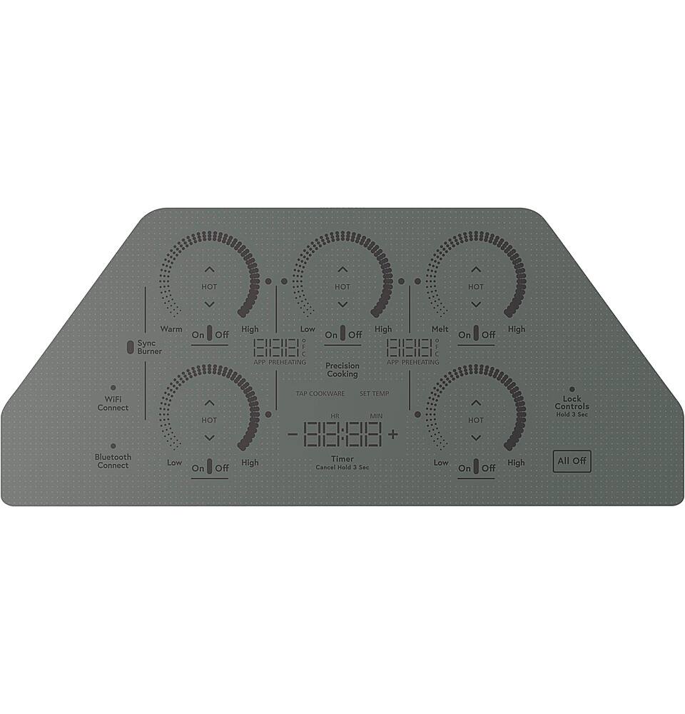 Alt View 12. Café - 36" Electric Built In Cooktop, Customizable - Stainless Steel.