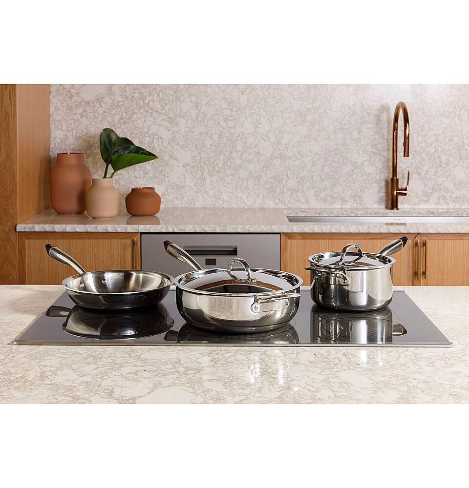Alt View 20. Café - 36" Electric Built In Cooktop, Customizable - Stainless Steel.