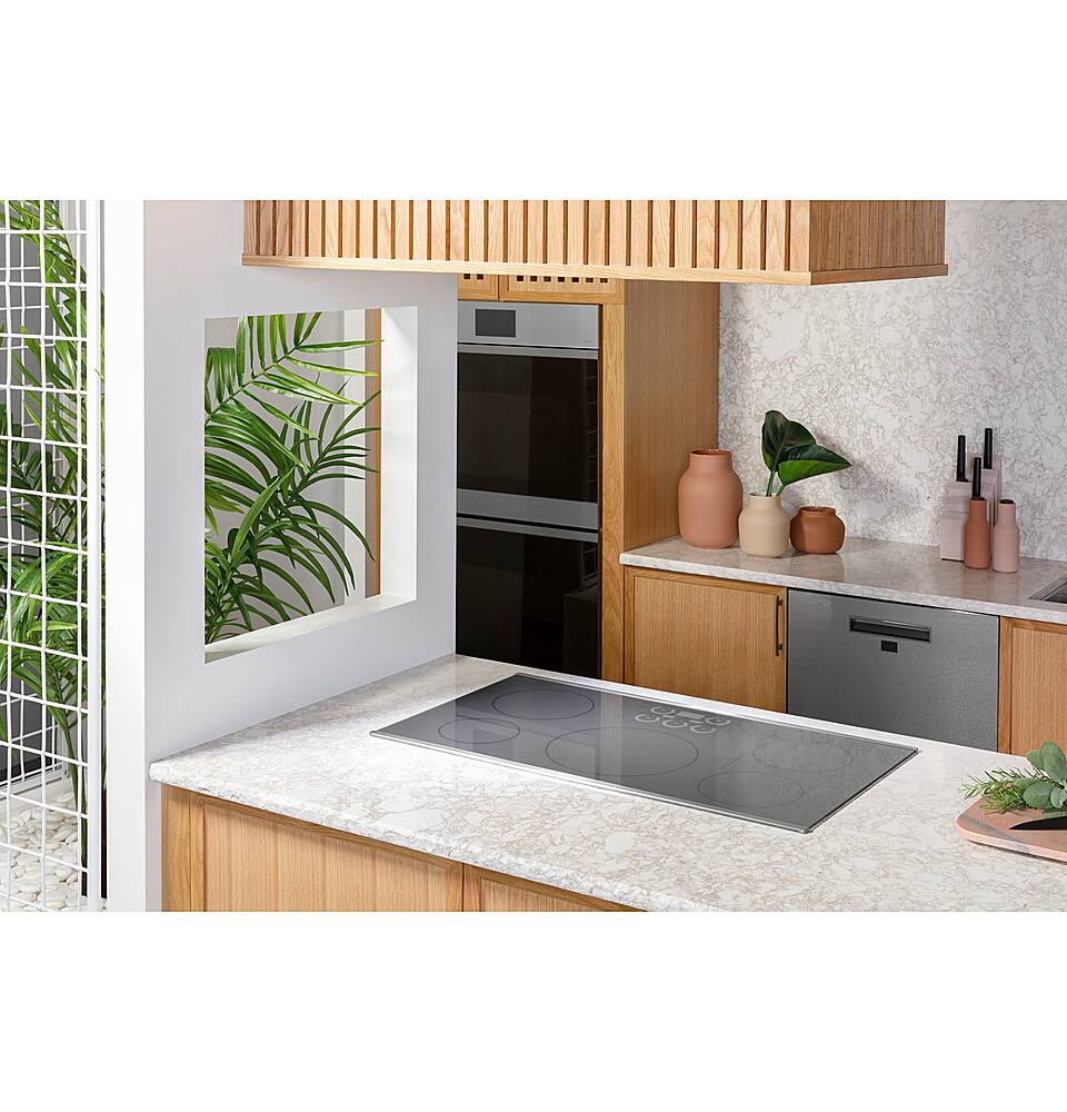 Alt View 31. Café - 36" Electric Built In Cooktop, Customizable - Stainless Steel.