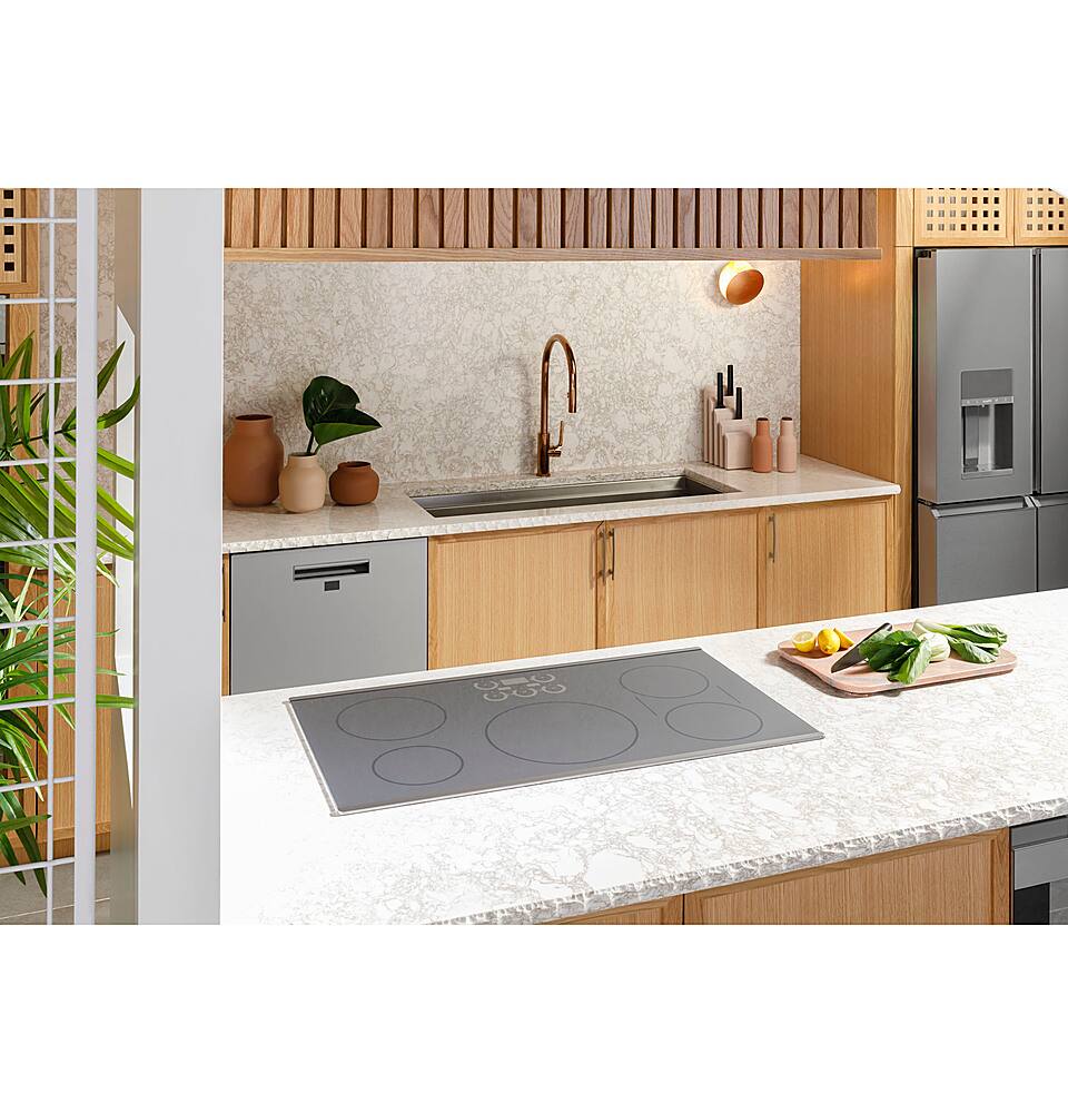 Alt View 32. Café - 36" Electric Built In Cooktop, Customizable - Stainless Steel.