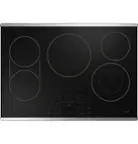 Front. Café - 30" Electric Built In Cooktop, Customizable - Stainless Steel.