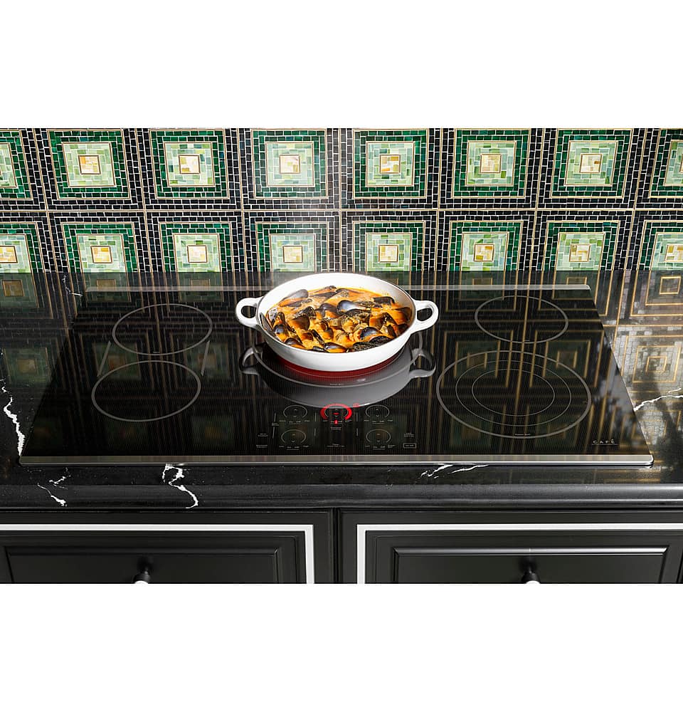 Alt View 27. Café - 30" Electric Built In Cooktop, Customizable - Stainless Steel.