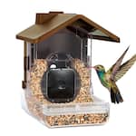 Wasserstein - Bird Feeder Camera Case Compatible with Blink, Wyze, and Ring Cam (Camera NOT Included) - Clear