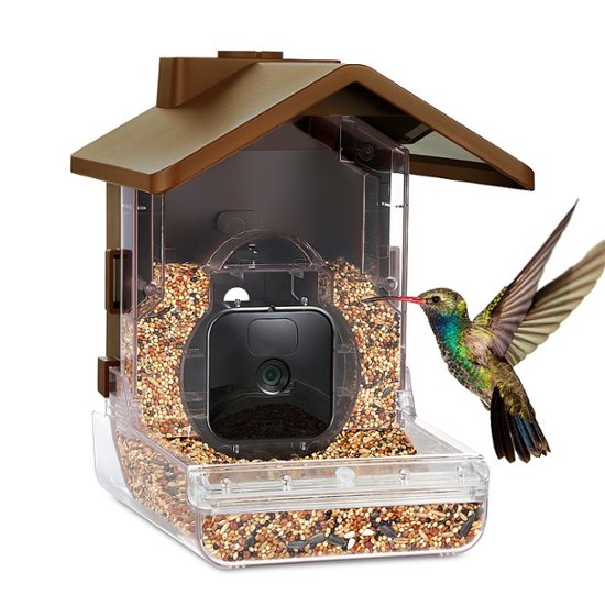 Angle. Wasserstein - Bird Feeder Camera Case Compatible with Blink, Wyze, and Ring Cam (Camera NOT Included).