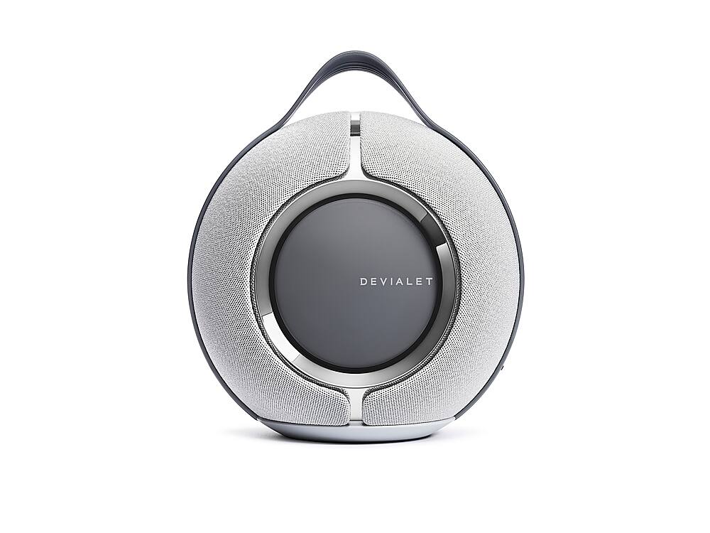 Alt View 1. Devialet - Mania Portable Bluetooth and Wi-Fi Capability Speaker - Light Gray.