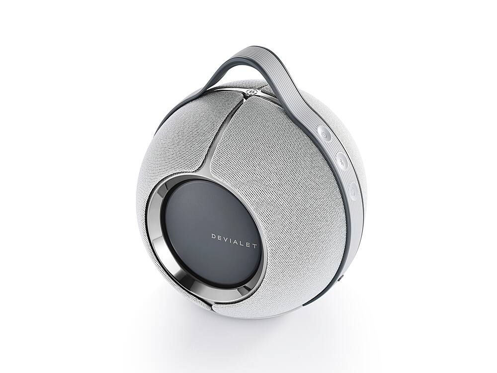 Alt View 13. Devialet - Mania Portable Bluetooth and Wi-Fi Capability Speaker - Light Gray.
