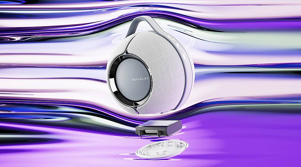 Alt View 21. Devialet - Mania Portable Bluetooth and Wi-Fi Capability Speaker - Light Gray.