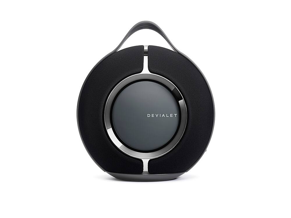 Alt View 1. Devialet - Mania Portable Bluetooth and Wi-Fi Capability Speaker - Deep Black.