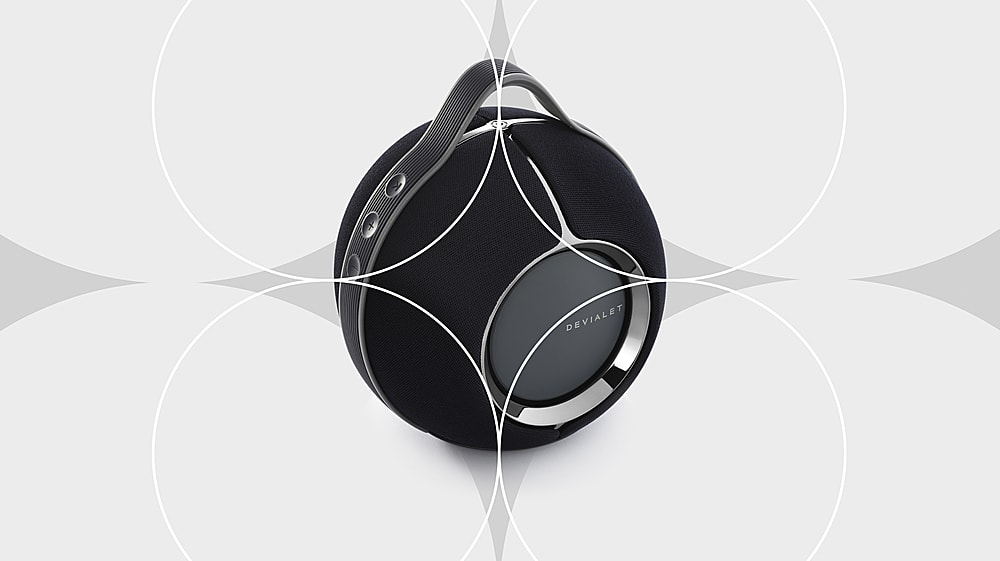 Alt View 18. Devialet - Mania Portable Bluetooth and Wi-Fi Capability Speaker - Deep Black.