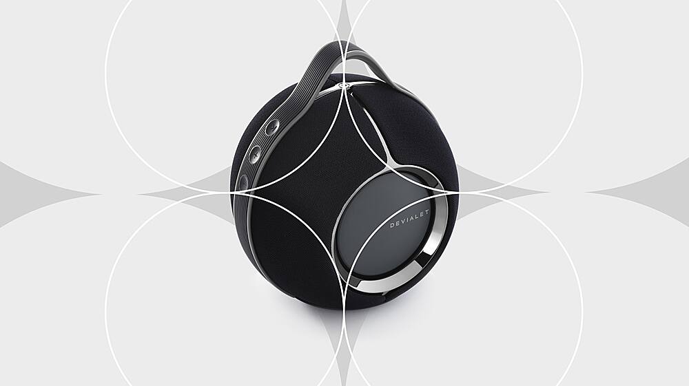 Alt View 18. Devialet - Mania Portable Bluetooth and Wi-Fi Capability Speaker - Deep Black.