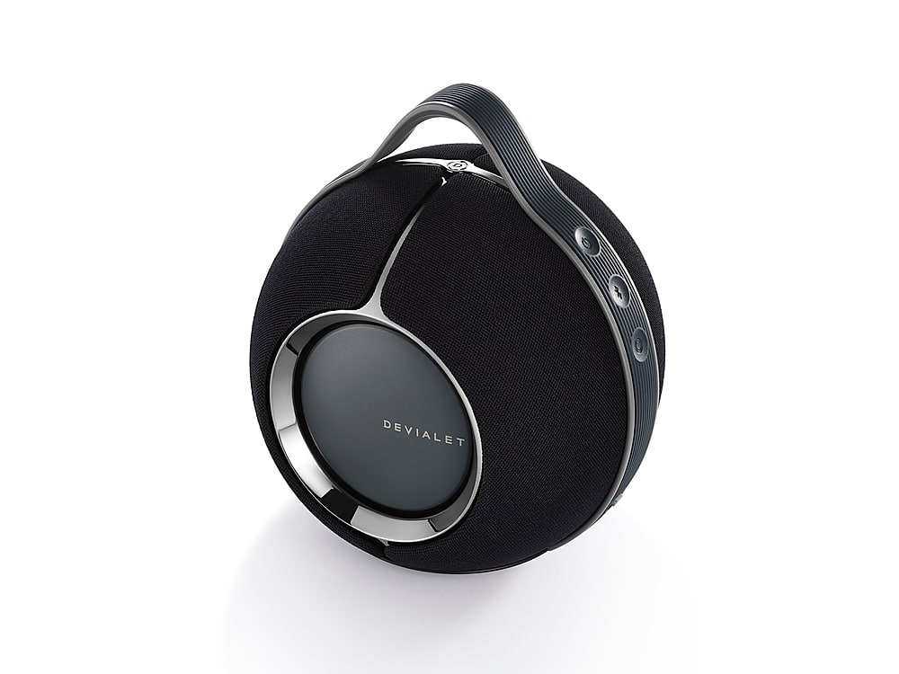 Alt View 13. Devialet - Mania Portable Bluetooth and Wi-Fi Capability Speaker - Deep Black.
