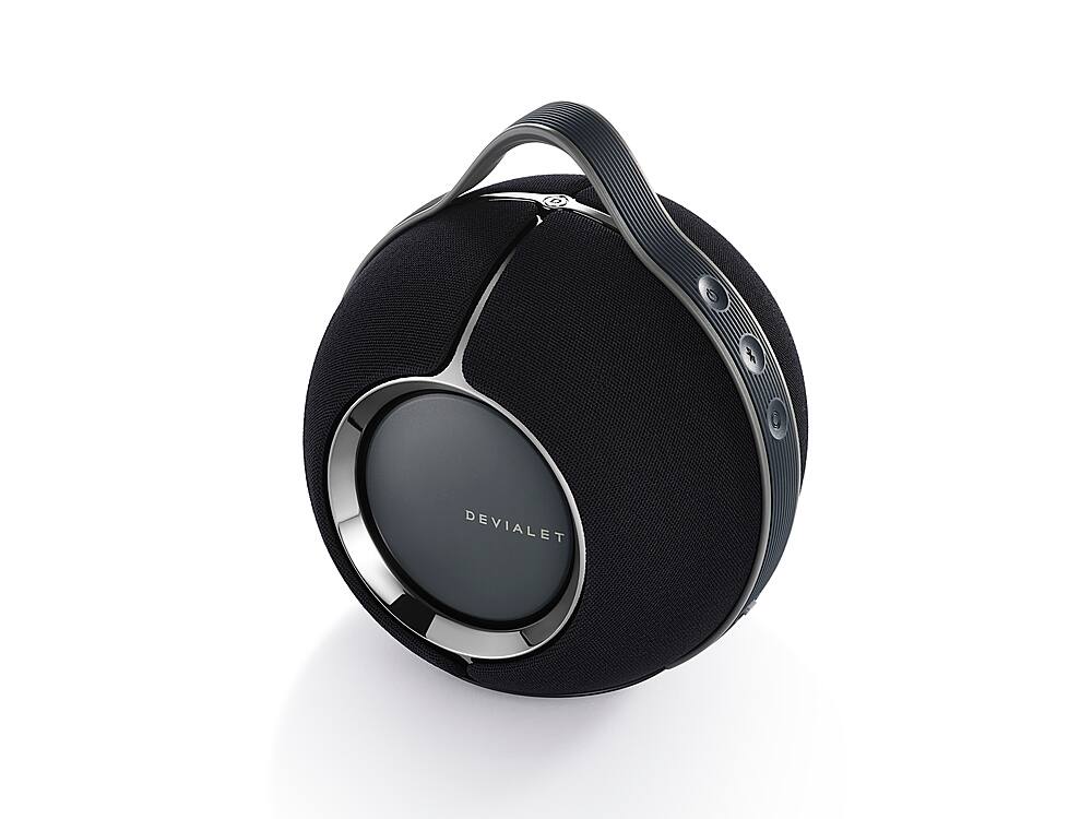 Alt View 13. Devialet - Mania Portable Bluetooth and Wi-Fi Capability Speaker - Deep Black.