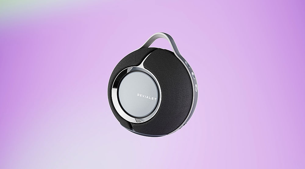 Alt View 21. Devialet - Mania Portable Bluetooth and Wi-Fi Capability Speaker - Deep Black.
