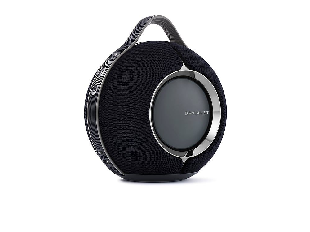 Angle. Devialet - Mania Portable Bluetooth and Wi-Fi Capability Speaker - Deep Black.