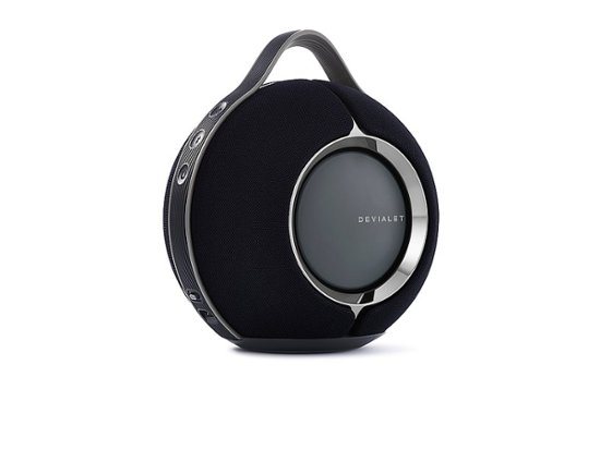Angle Zoom. Devialet - Mania Portable Bluetooth and Wi-Fi Capability Speaker - Deep Black.
