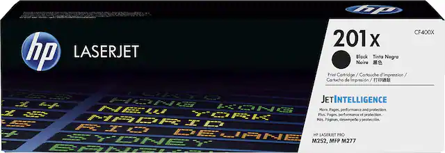 Front. HP - 201X High-Yield - Toner Cartridge - Black.