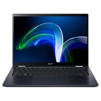 Acer - TravelMate Spin P6 P614RN-52 2-in-1 14" Laptop - Intel Core i7 - 16 GB Memory - 512 GB SSD - Galaxy Black - Front_Zoom