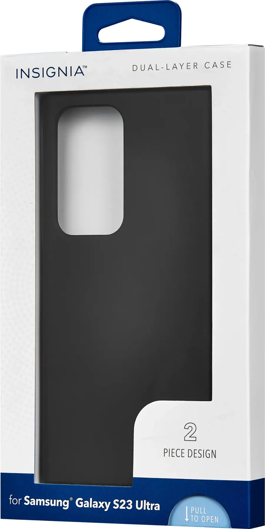 Alt View 3. Insignia™ - Dual-Layer Case for Samsung Galaxy S23 Ultra - Black.