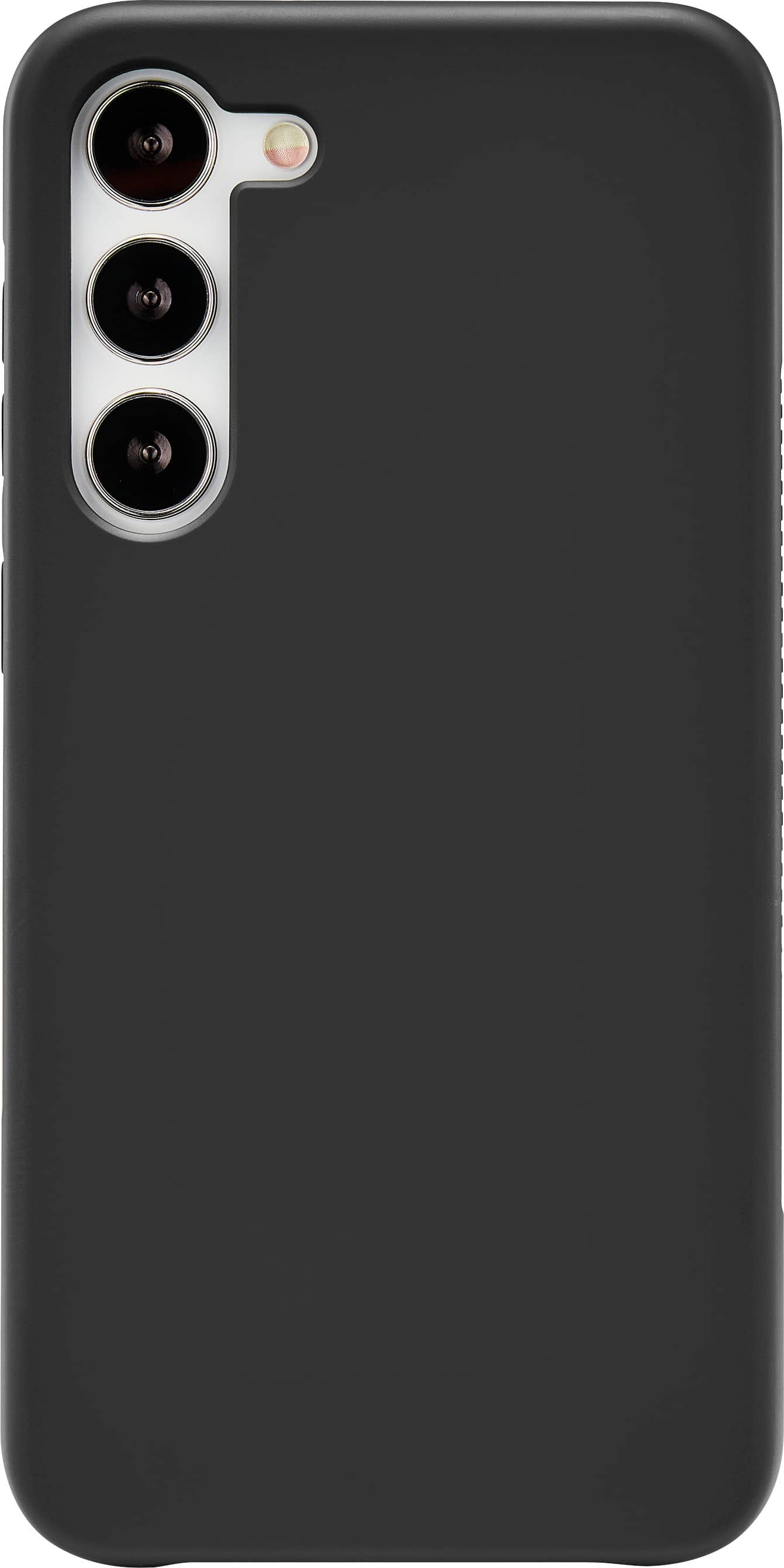 Front. Insignia™ - Dual-Layer Case for Samsung Galaxy S23+ - Black.