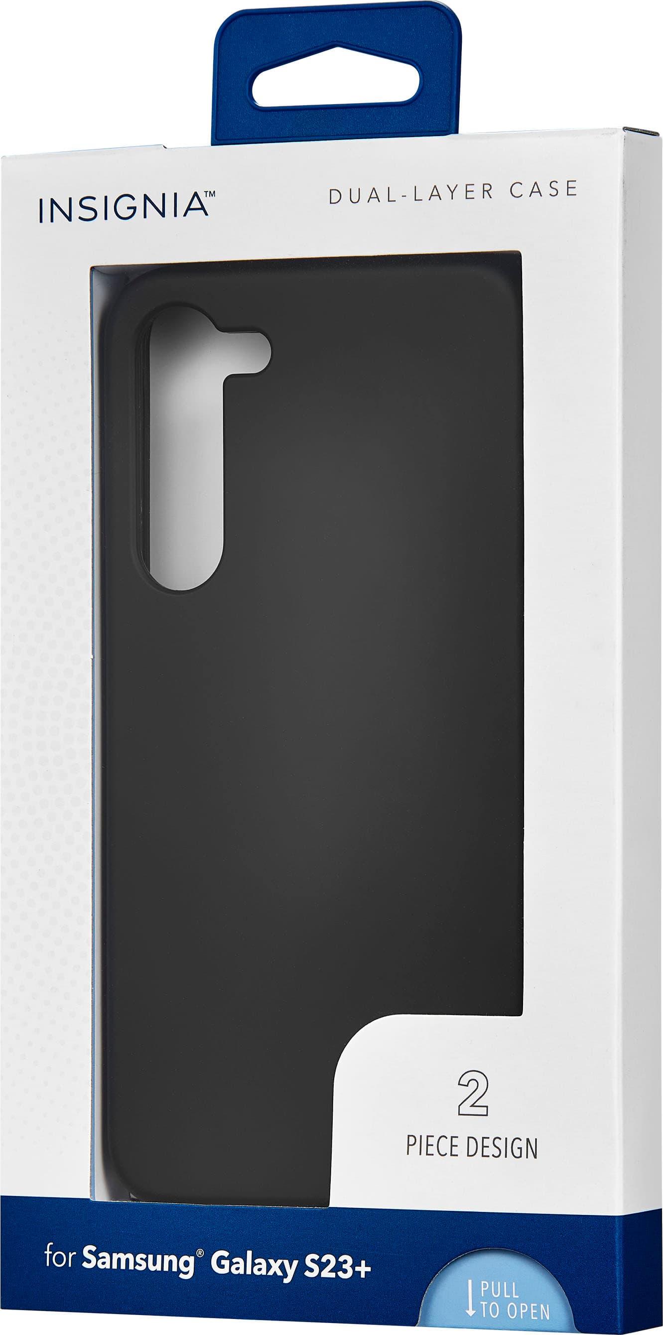 Alt View 3. Insignia™ - Dual-Layer Case for Samsung Galaxy S23+ - Black.
