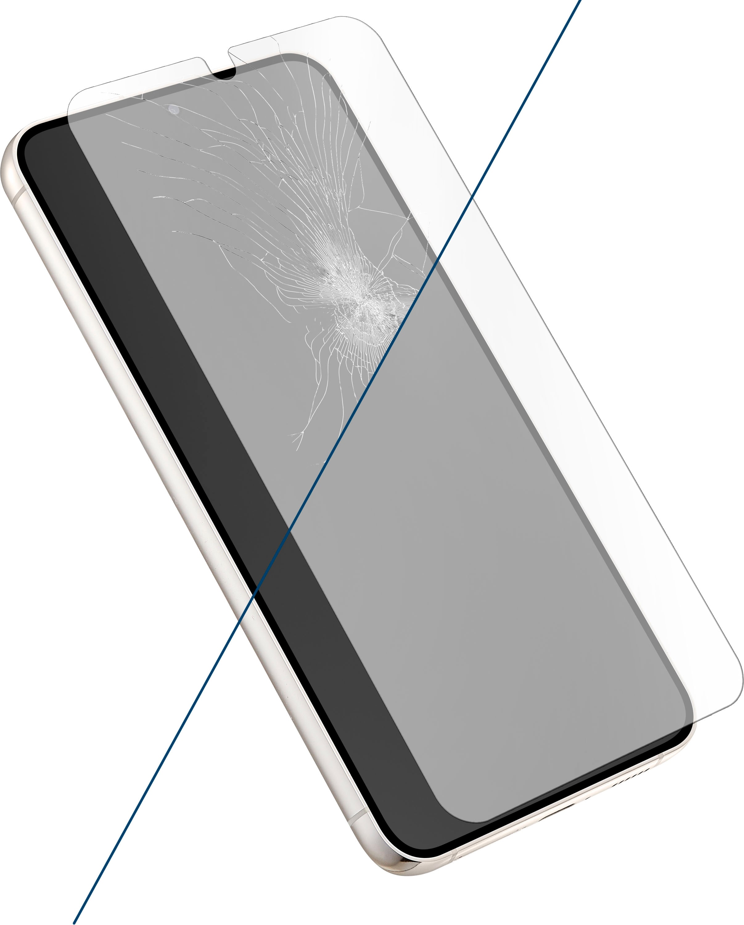 Alt View 17. Insignia™ - Glass Screen Protector for Samsung Galaxy S23+ (2-Pack) - Clear.