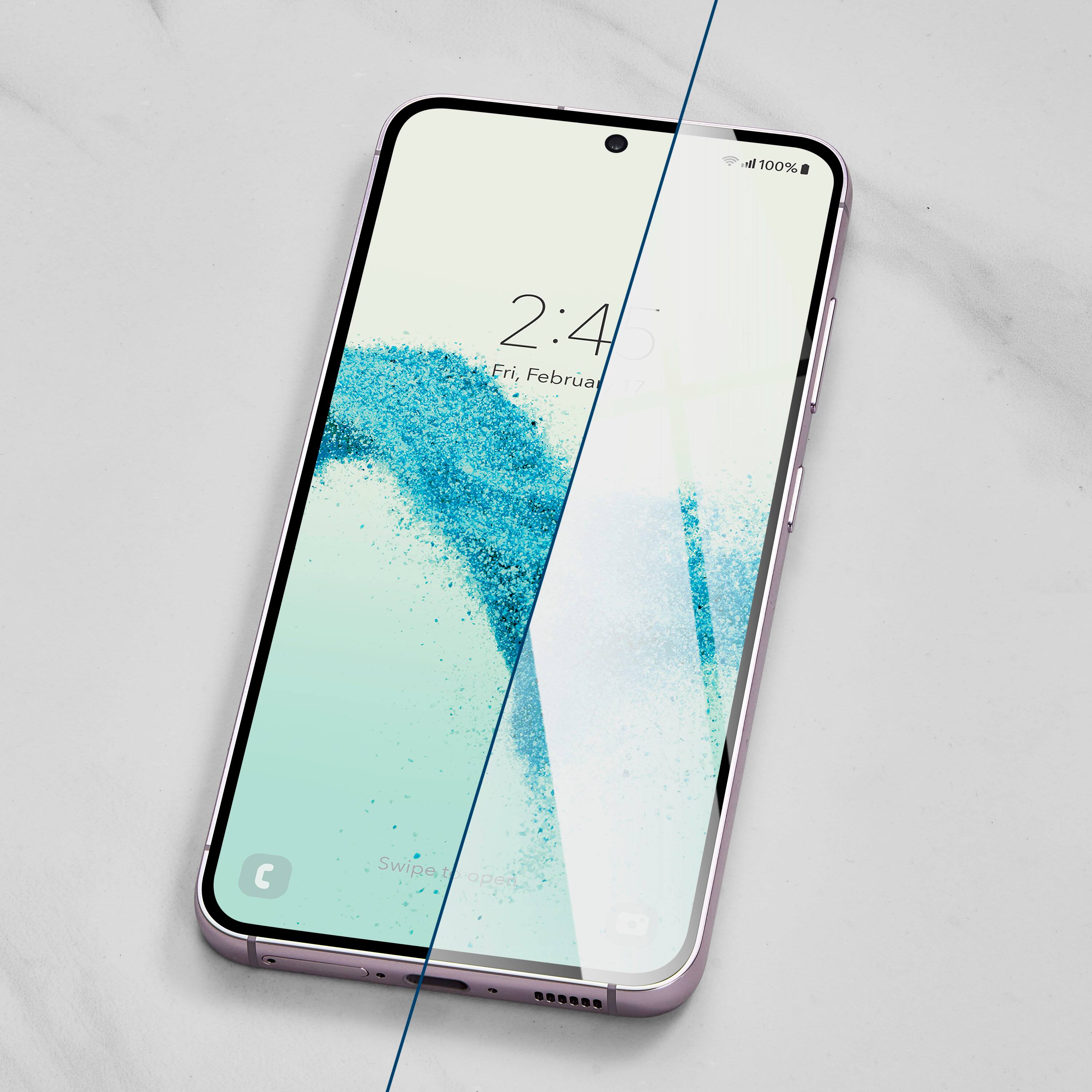 Alt View 16. Insignia™ - Glass Screen Protector for Samsung Galaxy S23 and S22 (2-Pack) - Clear.