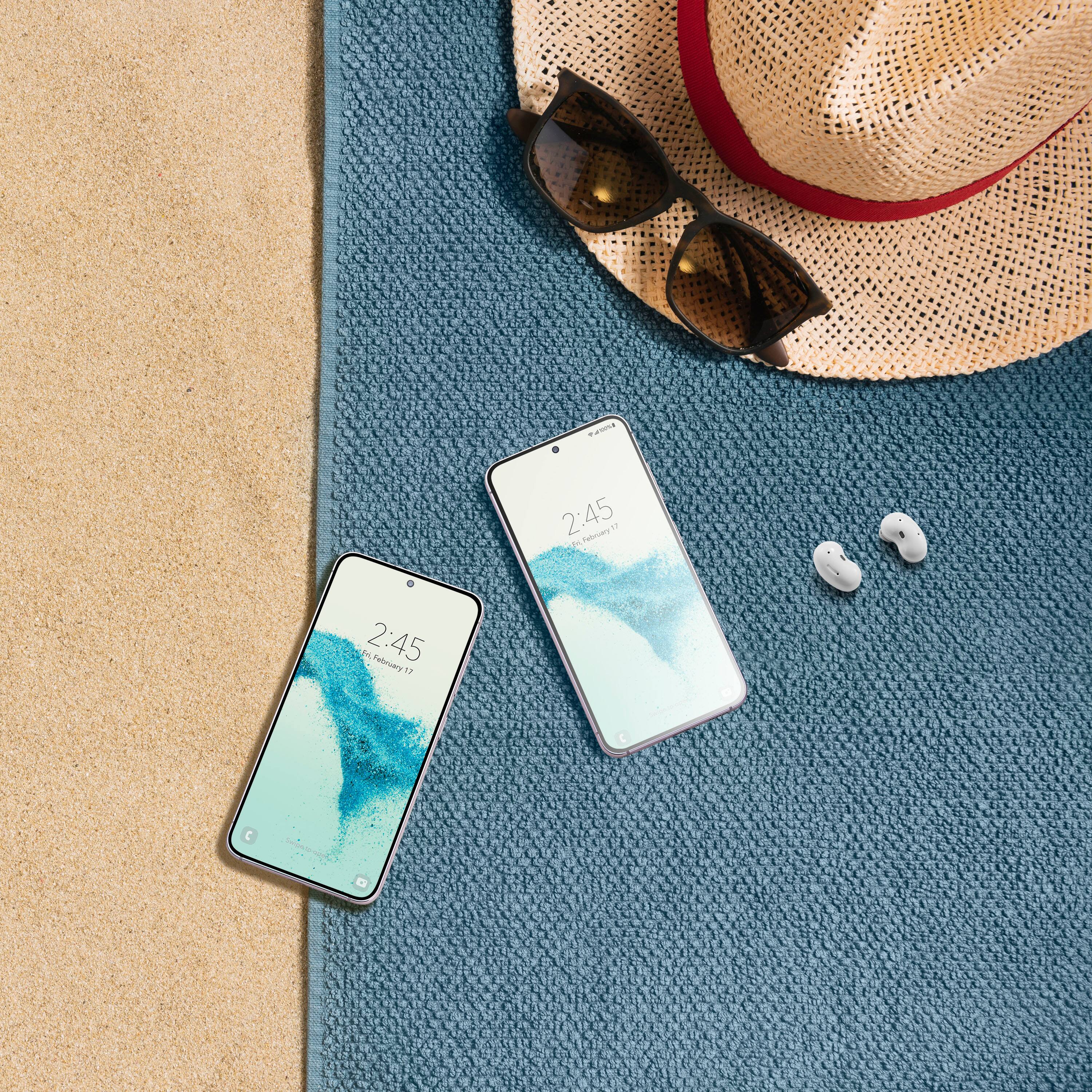 Alt View 18. Insignia™ - Glass Screen Protector for Samsung Galaxy S23 and S22 (2-Pack) - Clear.