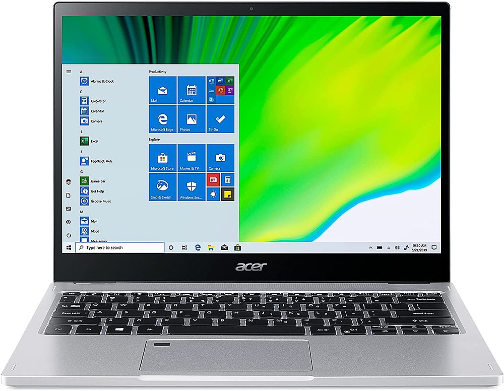 Acer – Spin 3 13.3″ Refurbished Touchscreen Laptop i5-1135G7 2.4GHz with 8GB Ram and 512GB SSD – Pure Silver