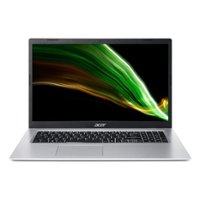 Acer - Aspire 3 17.3" Refurbished Laptop Intel Core i3-1115G4 3.00Hz with 8GB RAM and 256GB SSD - Pure Silver - Front_Zoom