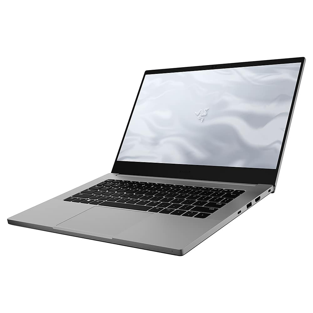 Angle. Razer - Blade 14- 14" Gaming Laptop- QHD 165Hz- AMD Ryzen 9 6900HX- NVIDIA GeForce RTX 3070 Ti- 16GB RAM- 1TB SSD - Mercury.