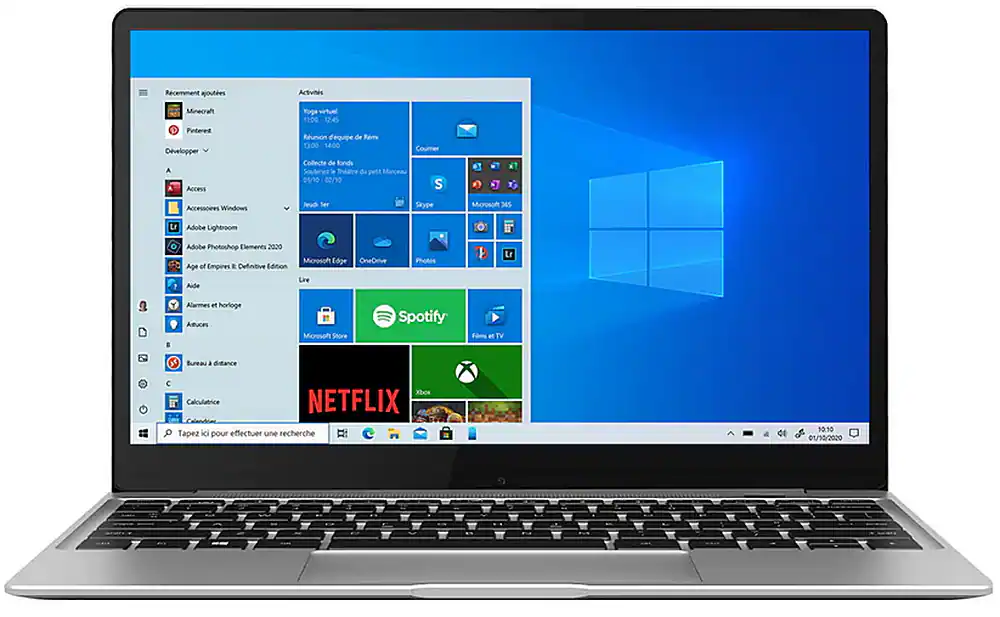 Front. Thomson - NEOZ3 Laptop - Qualcomm Snapdragon - 4GB Memory - Silver.