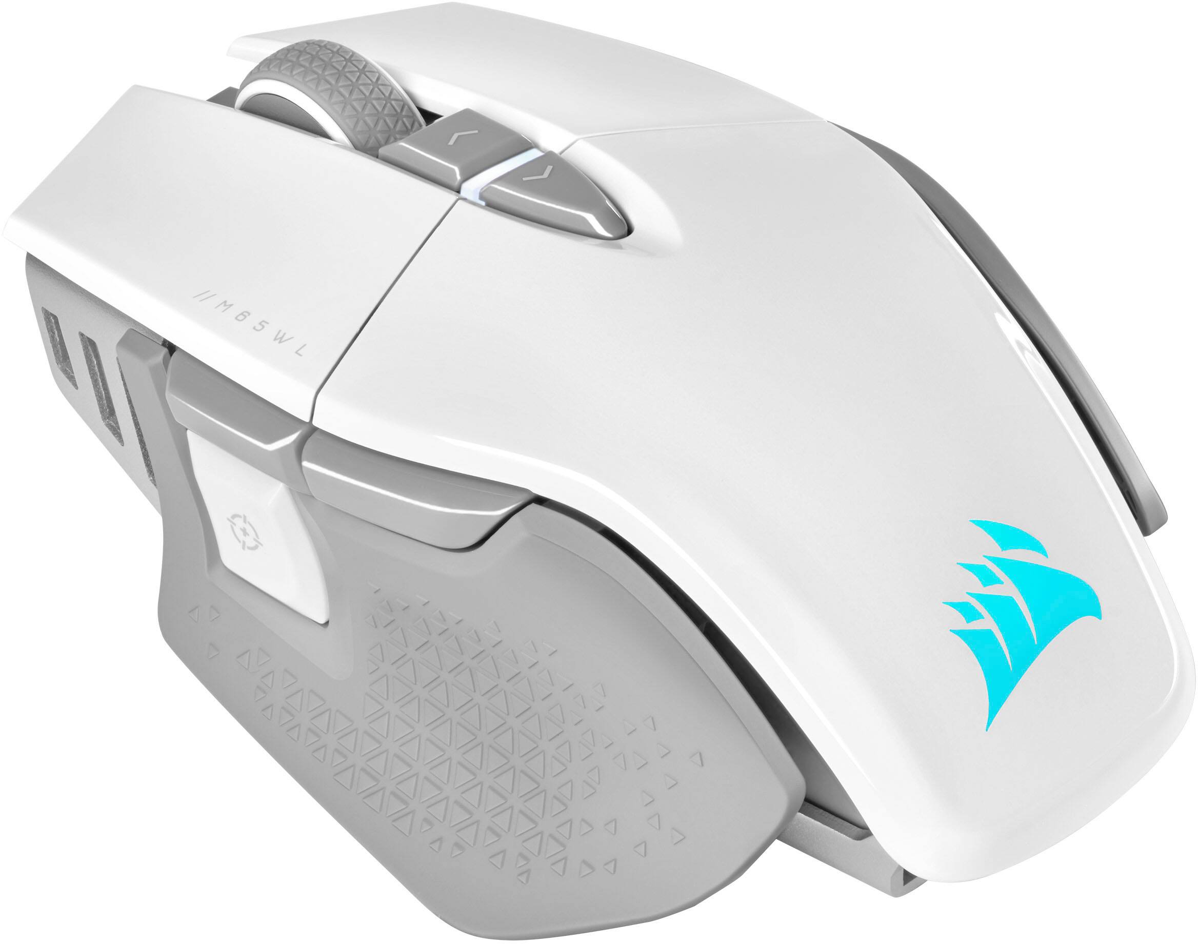 Alt View 15. CORSAIR - M65 Ultra Wireless Optical Gaming Mouse with Slipstream Technology - White.