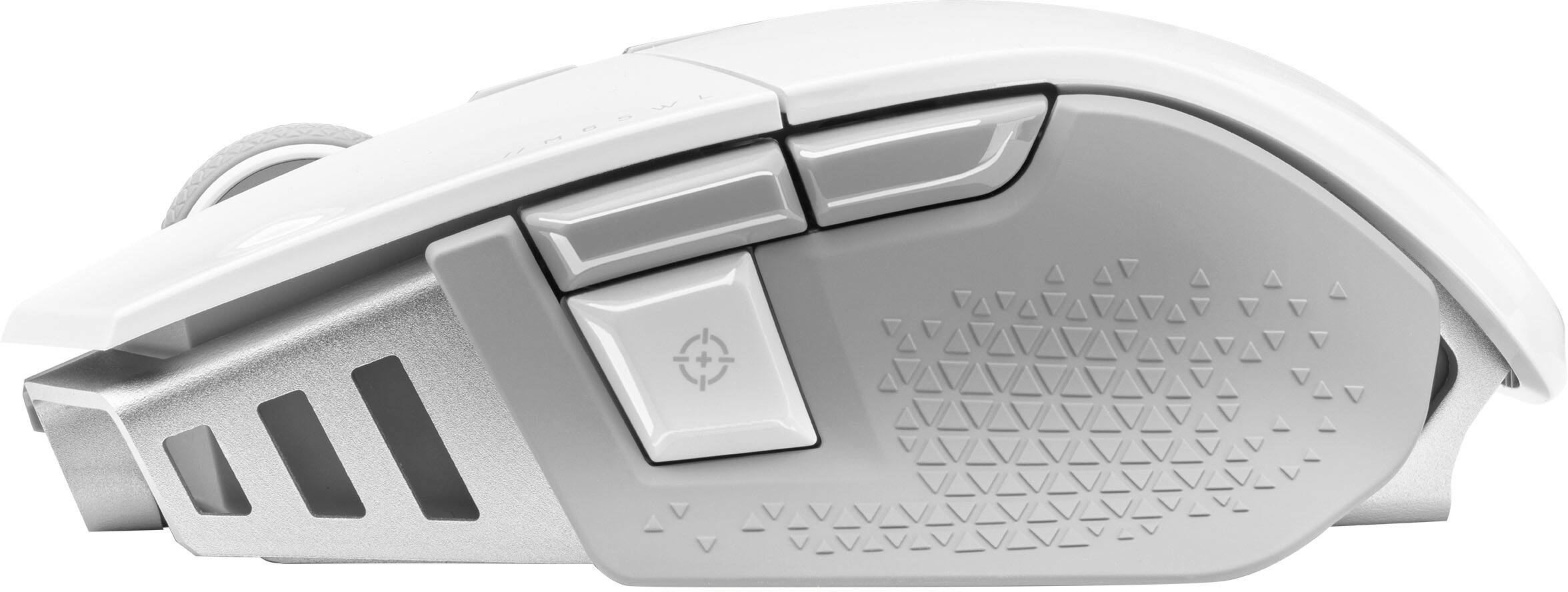 Alt View 15. CORSAIR - M65 Ultra Wireless Optical Gaming Mouse with Slipstream Technology - White.