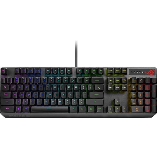 maïs Inwoner zuur ASUS Strix Scope RX Ergonomic Wired Mechanical Gaming Keyboard Black XA05  ROG STRIX SCOPE RX/BL/US - Best Buy