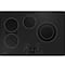 GE Profile - 30" Electric Built-In Touch Control Cooktop with Power Boil on Dual-Ring Element - Black