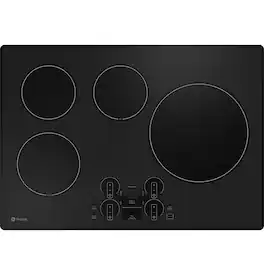 GE Profile - ENERGY STAR 30" Built-In Electric Induction Cooktop - Black