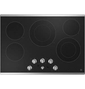 GE - 30" Electric Built In Cooktop - Stainless Steel